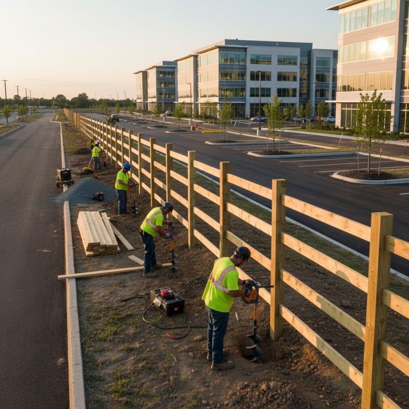Church Fence Installation