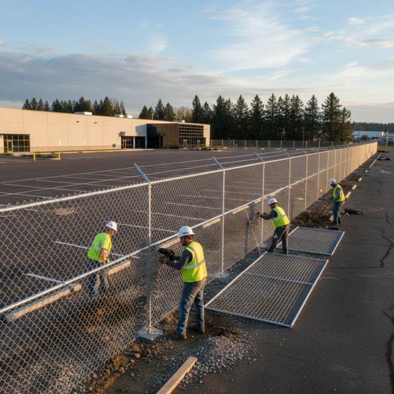 Chain Link Fence Installation detail