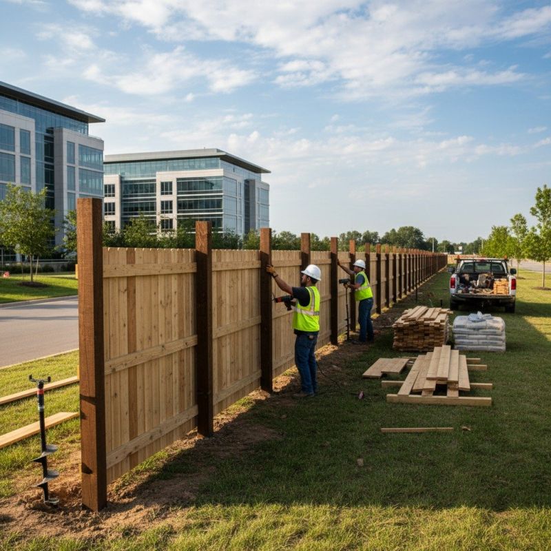 Composite Fence Installation detail
