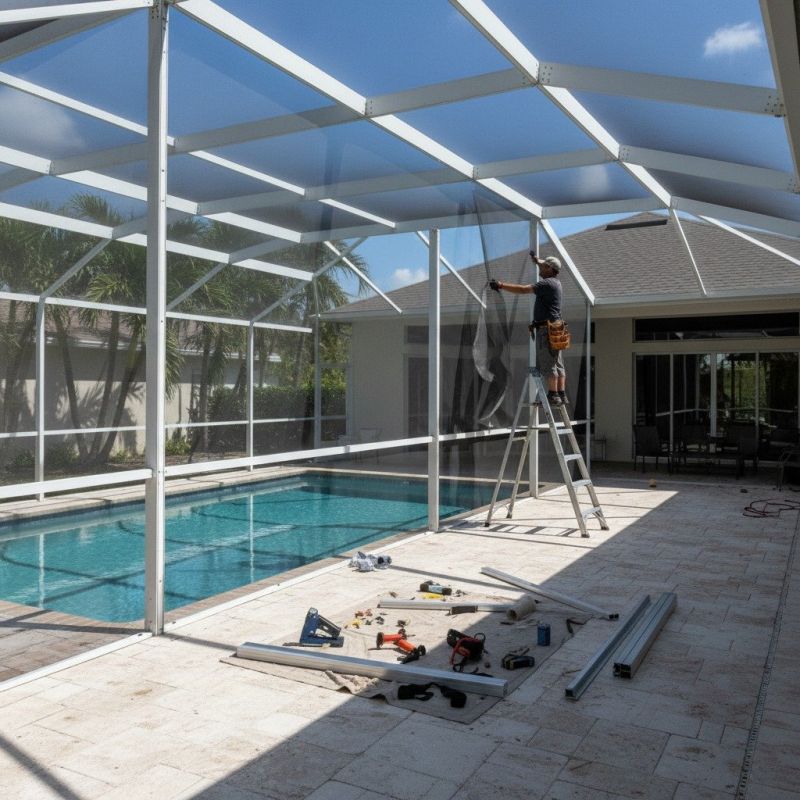 Removable Pool Fence Service detail